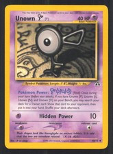 Pokemon Unlimited Unown [F] [N2 - 48/75 LP] picture