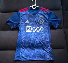 adidas Ajax Amsterdam Ziggo Soccer Jersey Shirt Blue/Red Size XS picture