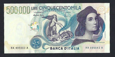 ITALIAN REPUBLIC 500000 LIRE RAFFAELLO SANZIO 1997 P-118 FDS- aUNC picture