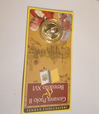 Italy Pope Giovanni Paolo II - Benedetto XVI 2005 Coin in original  Unopened picture