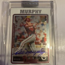 2005 Topps Retired Signature Edition Dale Murphy #TA-DBM Auto picture