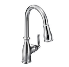 Moen 7185C Brantford Single Handle Pulldown Spray Kitchen Faucet- Chrome  picture