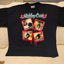Vintage 1989 Motley Crue Kickstart My Heart Shirt XL Brockum Single Stitch 22x27 picture