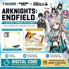 Arknights Endfield 7-Eleven Taiwan Collab Code | Global Redeem picture