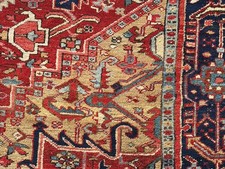 Antique Per'sian Heriz Serapi Rug 7x10 picture
