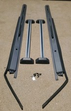2006 - 2010 HUMMER H3 ROOF RACK LUGGAGE CARRIER COMPLETE RAIL SET W/KEY OEM  picture