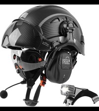 GREEN DEVIL Bluetooth Hard Hat Safety Helmet w/ Visor & LED Light 7 in 1 picture
