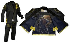 Raven Fightwear Men's BJJ Horror Werewolf Brazilian Jiu Jitsu Uniform Premium Gi picture