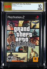 Rockstar Games GTA San Andreas PS2 Sealed (2004) Trilogy PSA 10 GOLD LABEL picture