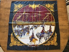 Faux Hermes Paris Ship Scarf 33” picture