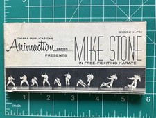 Rare Mike Stone Free Fighting Karate 1970 Animaction Paperback Free-Karate picture