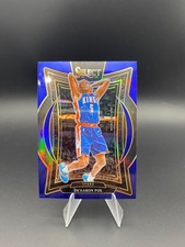 2024-25 Panini Select #3 De'Aaron Fox Blue Cracked Ice Prizm picture
