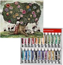 Holbein Artists' Watercolors - Set of 24, Yuko Higuchi, 5 ml Tubes picture