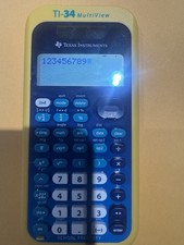Texas Instruments TI-34 MultiView Scientific Calculator Yellow Tested picture