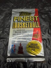 Vintage 1996-97 Topps Finest Series 1 NBA Basketball Pack Sealed Kobe Bryant RC picture