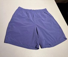 Lululemon Shorts Men's Small Purple Pace Breaker T.H.E Unlined Gym Yoga picture