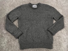 Schott Bros Sweater Mens Medium Gray Midweight Tri Blend Shawl Collar picture