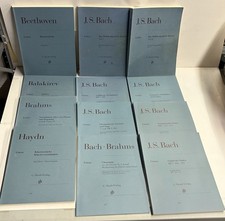 G Henle Verlag Urtext Piano Sheet Music Lot of 12 Bach Beethoven Brahms Haydn picture