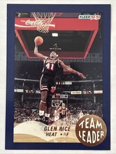 1992-93 Fleer Team Leaders, Glen Rice, Card #14, Miami Heat picture