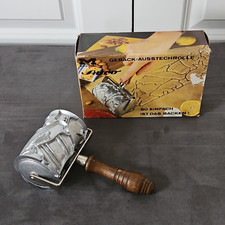 Monopol Auro Cookie Cutter Rolling Pin Germany Vintage  picture