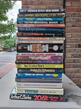 20 Vintage Sci-Fi Paperback Foster Norton Asimov Clarke Steiger Wells Anderson picture