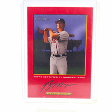Topps 2006 Turkey Red Brian McCann Braves Hard Signed Auto TRA-BM Red /475 picture