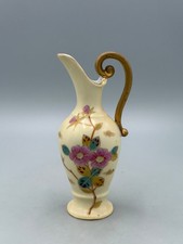 Antique Circa 1900s Victoria Carlsbad Austria Porcelain Ewer Pitcher Jar 6'' picture