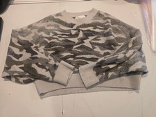 Vintage Havana Camouflage Knit Pullover Sweater Large picture