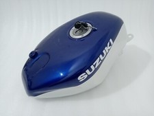 Suzuki RGV250 vj22 1991 -1994 Blue & White Painted Alloy Petrol Tank + Cap |Fit picture