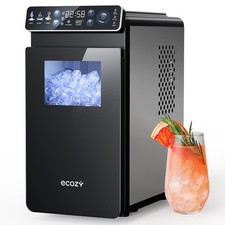 ecozy Small Ice Makers Countertop 26 lbs/Day w/ Full-Color Panel Timer Function picture