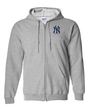 NY Yankees Graphic Logo, Zip Hoodie, New York Baseball Unisex picture