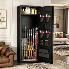 12-15 Rifle Gun Safe Cabinet Quick Access Digital Keypad Long Gun Storage Lock  picture
