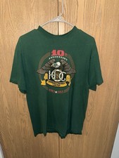 Vintage 1993 Harley-Davidson H.O.G. 10th Anniversary T-Shirt Size L Green picture