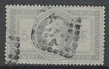 France, 1869, Scott #37, 5fr Napoleon, Used picture