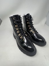 Shoedazzle black patent Claudine Bootie New in Box sz 8 picture