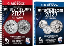 In Stock  2027 Official Red & Blue Price Guide Books to United States U.S. Coins picture