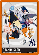 Bandai Naruto CCG Promo Chakra Card CP-001 Naruto Uzumaki Sasuke 2007 picture