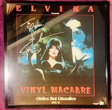 Autographed by Cassandra Peterson Elvira Vinyl Macabre: Oldies But Ghoulies picture