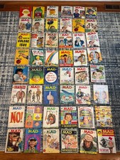 Lot Of 48 Vintage 60s & 70s MAD Magazines Some Rare Numbers See Pics 1960s 1970s picture