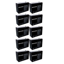 NEW 10pc 12V 10Ah SLA Battery EB12100-S F2 For UB12100-S (19.70EA) picture
