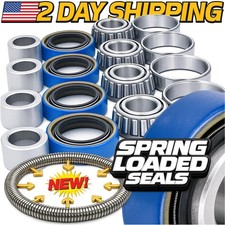(2 Kits) Front Wheel Bearing Rebuild Kit fits Scag 482621 - OEM UPGRADED SEAL picture