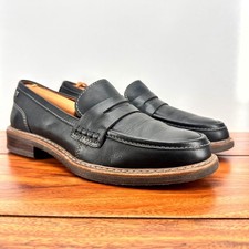 Pikolinos Royal W4D Slip On Shoes Women's 38 7.5-8 Black Leather Penny Loafers picture