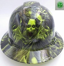 Customized Pyramex Full Brim 3D SKULL Hard Hat With Ratcheting Suspension picture
