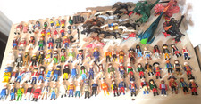 Huge 90s PLAYMOBIL Lot 100+ 85 People 18 Horses 3 Dragons Nessie Pirates 4+ Lbs picture