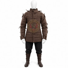 Custom Padded Gambeson Jacket, Light Larp Armor, Hema Gear, SCA Vest picture