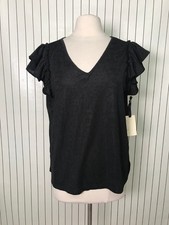 Emaline Women's Black Blouse Size L picture