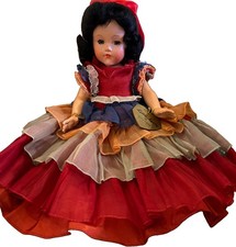 Vintage 1940s Effanbee Little Lady 18” Composition Doll Original Outfit Tag picture