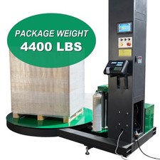 4400LBS Automatic Pallet Wrapping Machine with Built-in Scale Thermal Printer picture