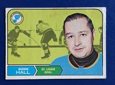 1968-69 O-Pee-Chee OPC - Glenn Hall HOF #111 - St. Louis Blues picture