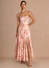 Azazie Women's Liorah Abstract Bouquet Floral Maxi Dress - No Import Fees picture
